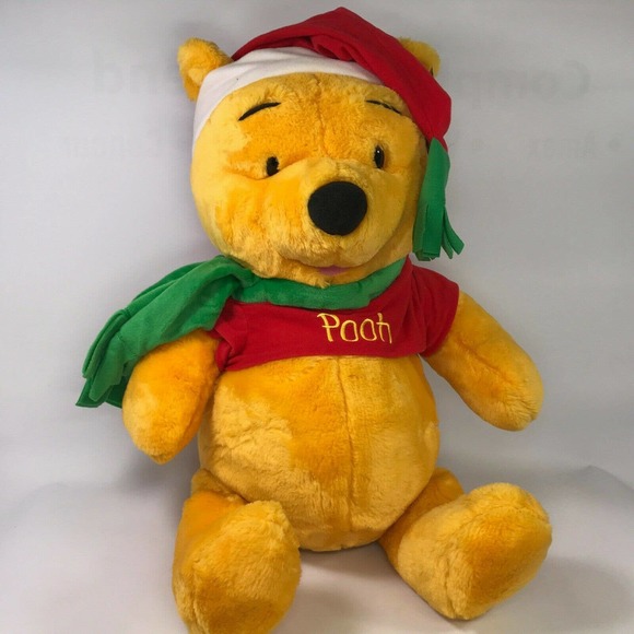 Vintage Disney 2002 Special Edition Winnie the Pooh Christmas Santa - 26" - Picture 2 of 10